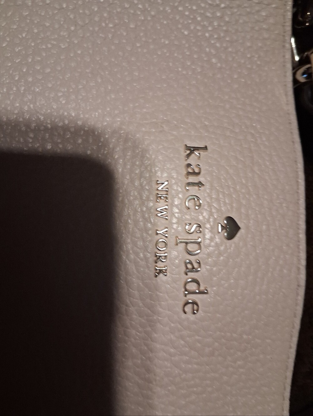 Kate Spade Pebbled Leather Shoulder Bag with Gold Chain - Picture 11 of 16